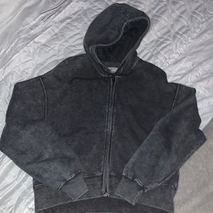 slightly worn, hoodie - hollister